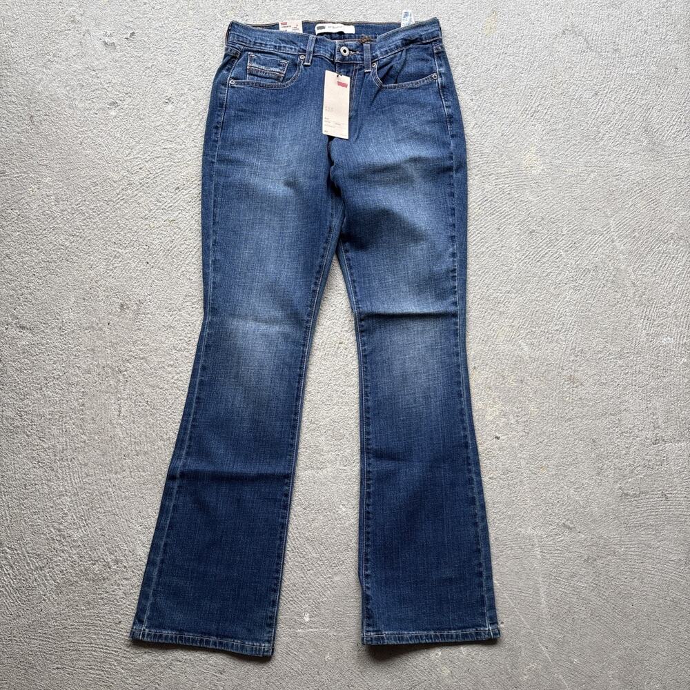New Levi's 515 Jeans Womens 2 M 26 Stretch Mid Rise Boot Cut Medium Wash Y2k NWT